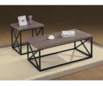 Jofran Orion Dark Grey Occasional 3 Pack