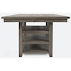 Jofran Outer Banks Hi/Low Square Storage Dining Table