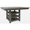 VFM Signature Outer Banks Hi/Low Square Storage Dining Table