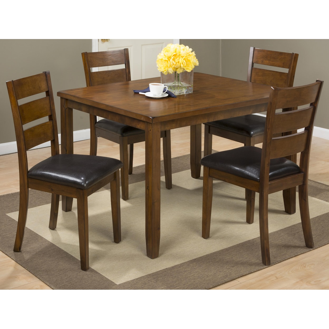 Jofran Plantation 5 Pack- Table with 4 Chairs