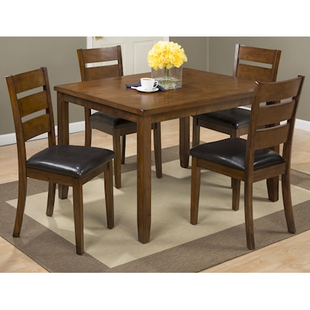5 Pack- Table with 4 Chairs