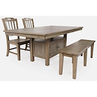 4-Piece Dining Table and Chair Set