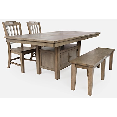 4-Piece Dining Table and Chair Set