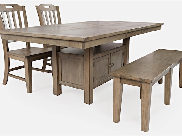 4-Piece Dining Table and Chair Set