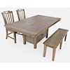 Jofran Prescott Park 4-Piece Dining Table and Chair Set