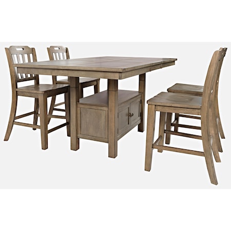 5-Piece Dining Table and Chair Set