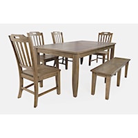 6-Piece Dining Table and Chair Set