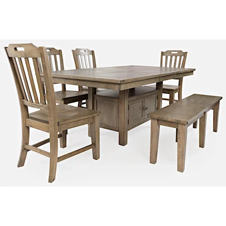 6-Piece Dining Table and Chair Set