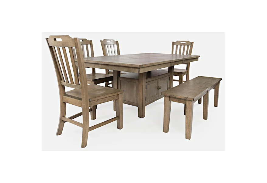 Prescott Park 6-Piece Dining Table and Chair Set by Jofran at Sparks HomeStore
