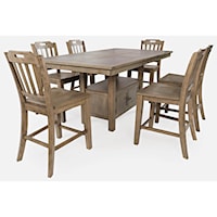 7-Piece Dining Table and Chair Set