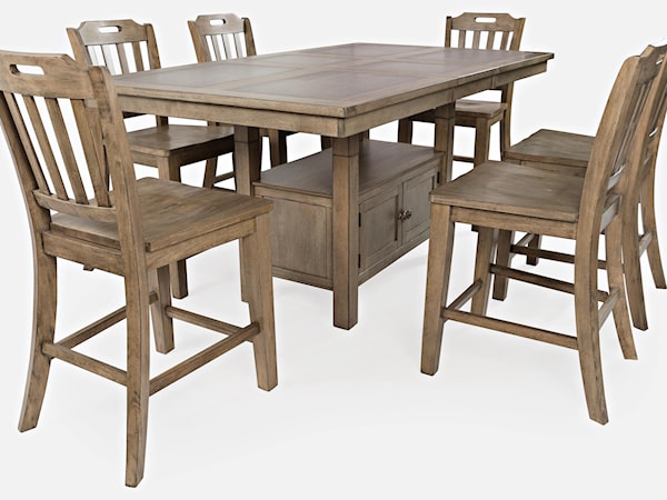 7-Piece Dining Table and Chair Set