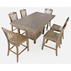 Jofran Prescott Park 7-Piece Dining Table and Chair Set