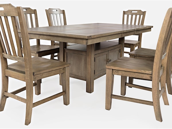 7-Piece Dining Table and Chair Set