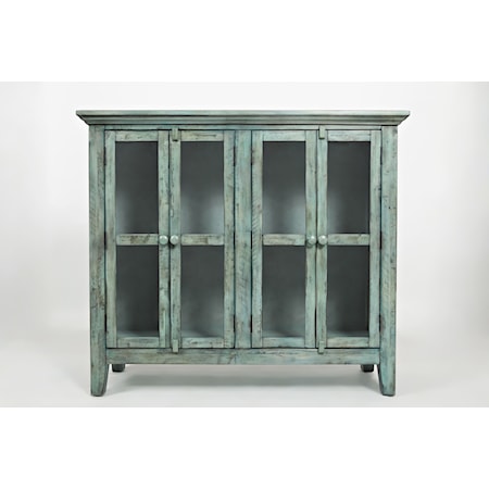 Rustic Shores 4-Door High Cabinet