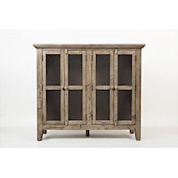 Medium Accent Cabinet with Glass Doors