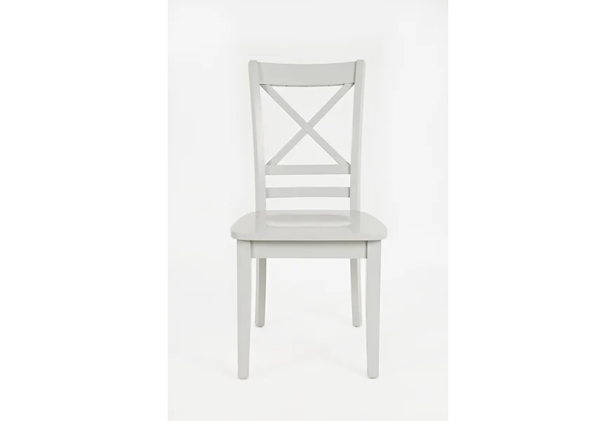 Simplicity “X” Back Side Chair by Jofran at Jofran