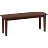 Jofran Simplicity Wooden Bench