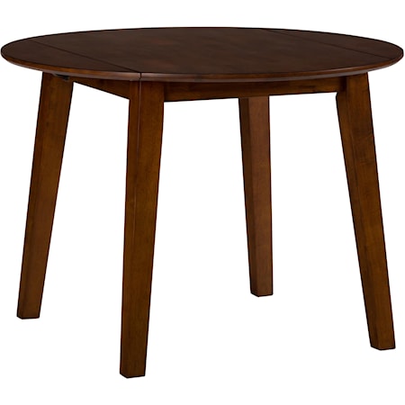 Round Drop Leaf Table that Seats 4 for Dining Areas