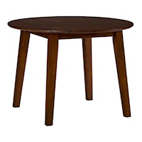 Round Drop Leaf Table that Seats 4 for Dining Areas