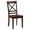 Jofran Simplicity “X” Back Side Chair