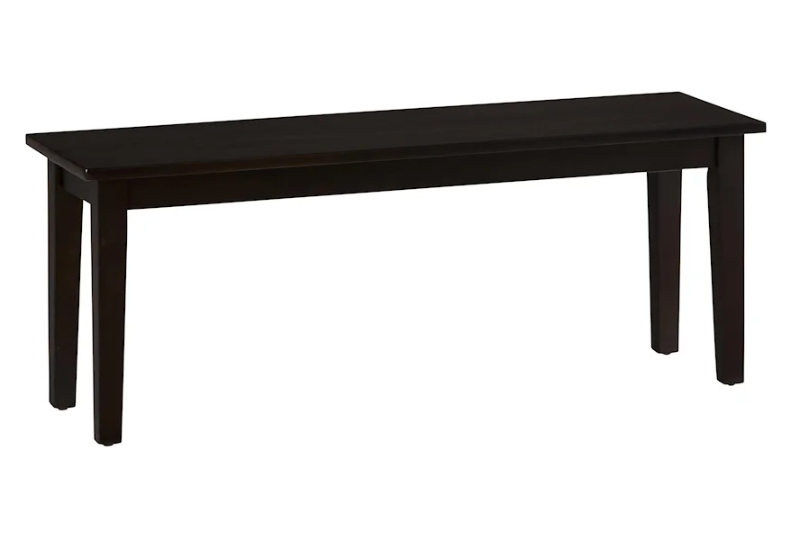 Simplicity Wooden Bench by Jofran at Stoney Creek Furniture 