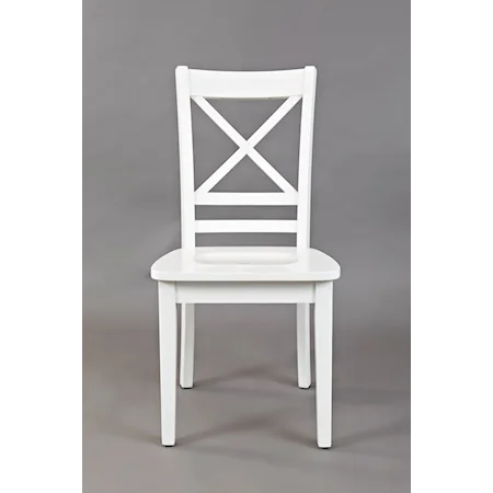 “X” Back Side Chair