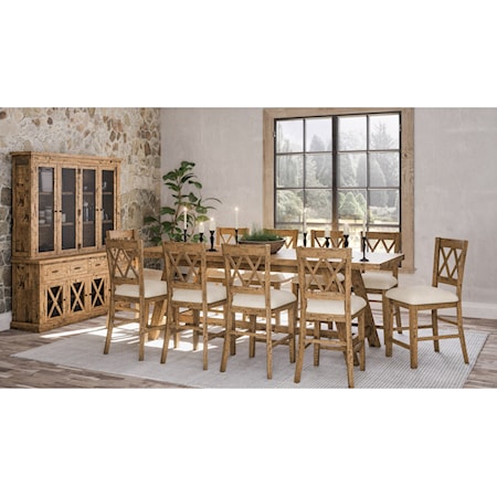 11-Piece Counter Height Table and Chair Set