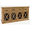 Jofran Telluride 4-Drawer Sideboard