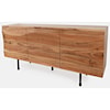 Jofran The Wave 3 Door Accent Cabinet