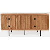 Jofran The Wave 3 Door Accent Cabinet