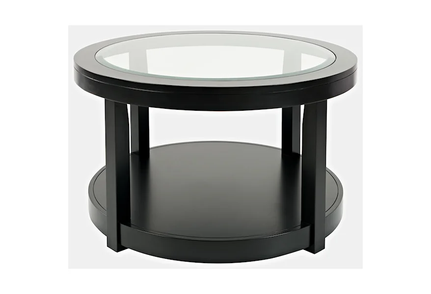 Urban Icon Round Castered Cocktail Table by Jofran at Jofran