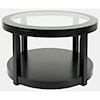 Jofran Icon Black Round Castered Cocktail Table