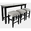 Jofran Urban Icon Sofa Counter Dining - 4 Piece