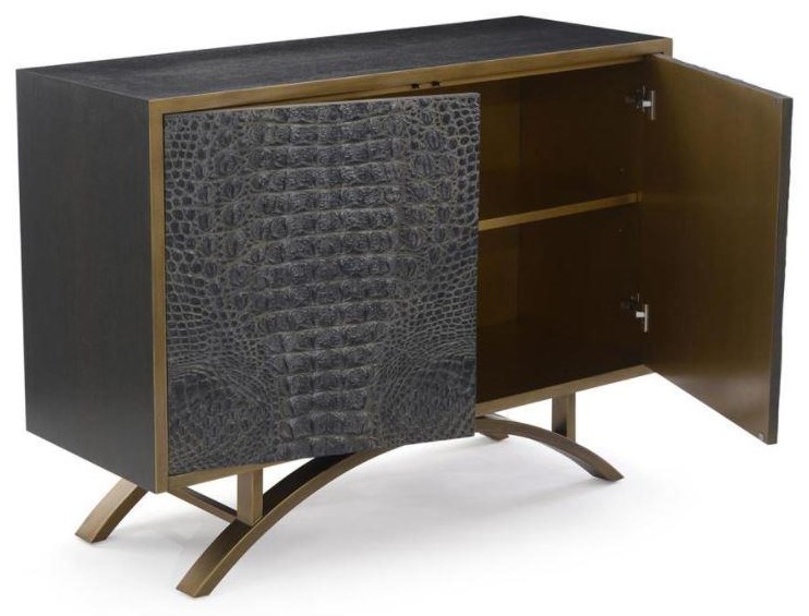 Faux Crocodile Cabinet