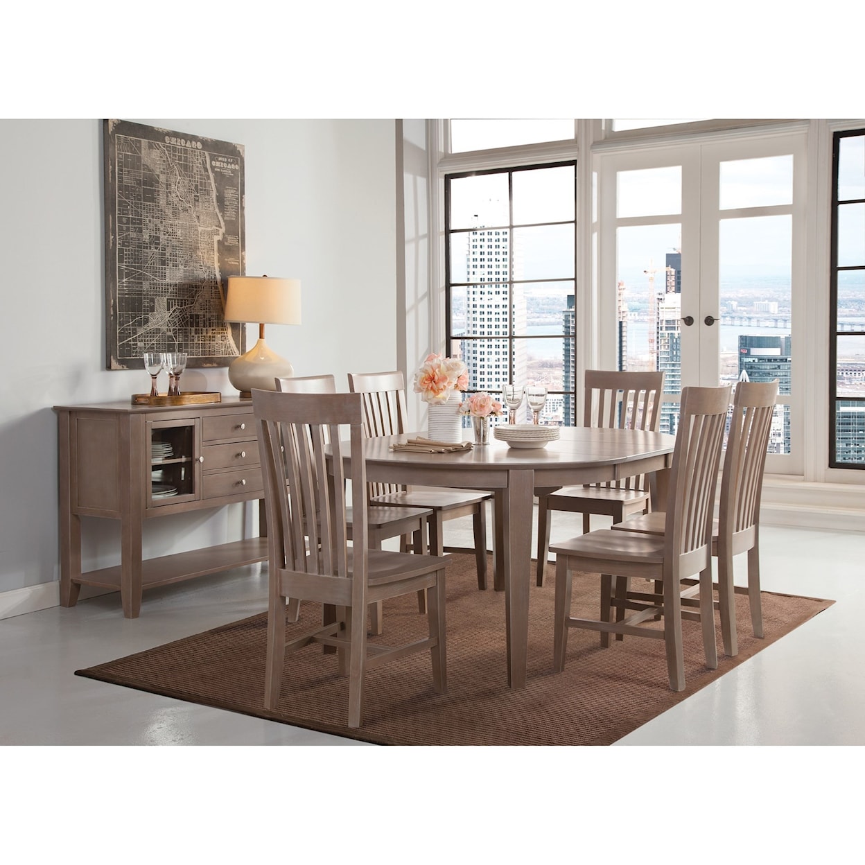 John Thomas Cosmopolitan Formal Dining Room Group