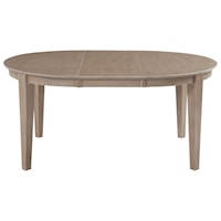 Transitional Oval Butterfly Extension Table