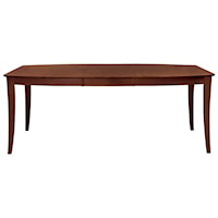 Transitional Salerno Butterfly Extension Table