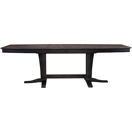 Transitional Milano Double Butterfly Extension Table