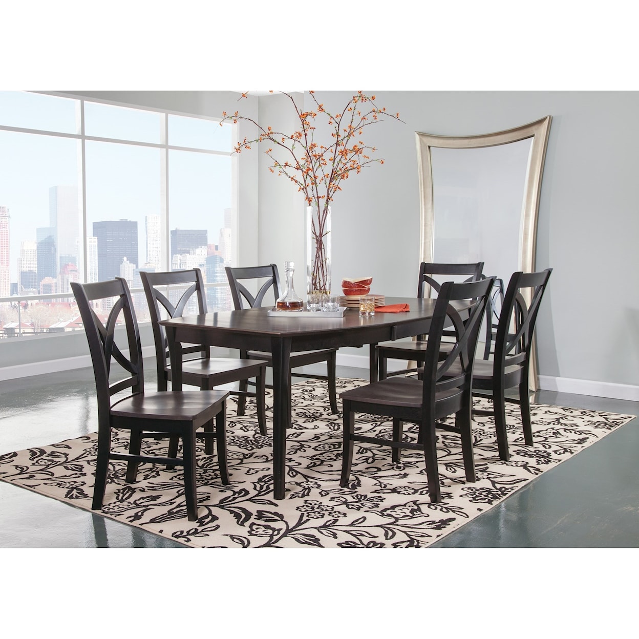 Carolina Dinette Cosmopolitan Table and Chair Set