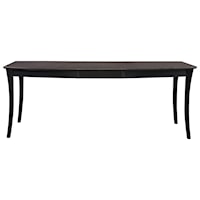Transitional Salerno Butterfly Extension Table