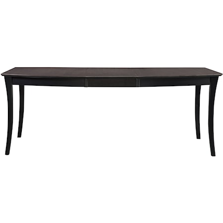 Transitional Salerno Butterfly Extension Table