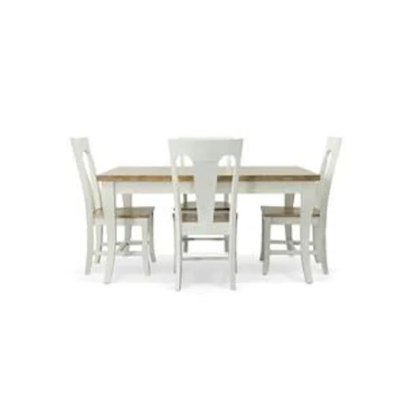 5 Piece Customizable Dining Set 