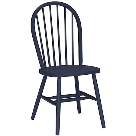 Casual Dining Chair with Spindle Back