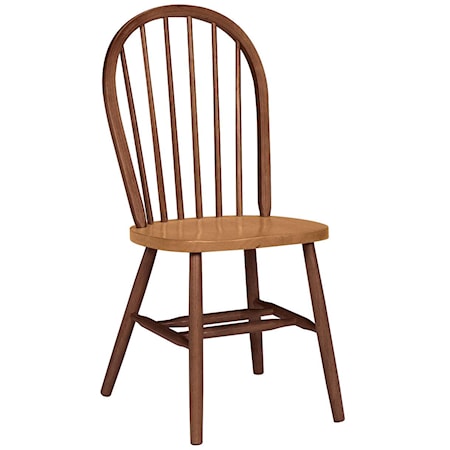 Casual Dining Chair with Spindle Back