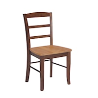 Casual Dining Chair with Ladder back