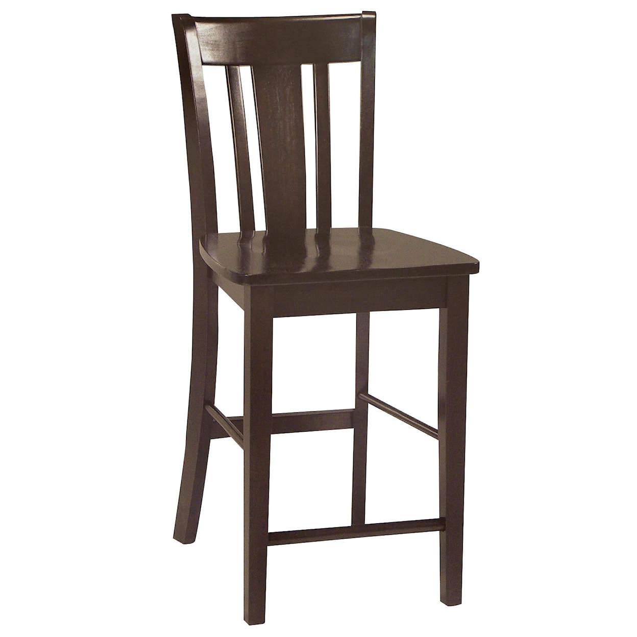 John Thomas Dining Essentials San Remo Stool in Rich Mocha