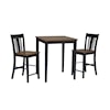 John Thomas Dining Essentials Splat Back Bar Chair