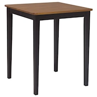 Contemporary Square Pub Table