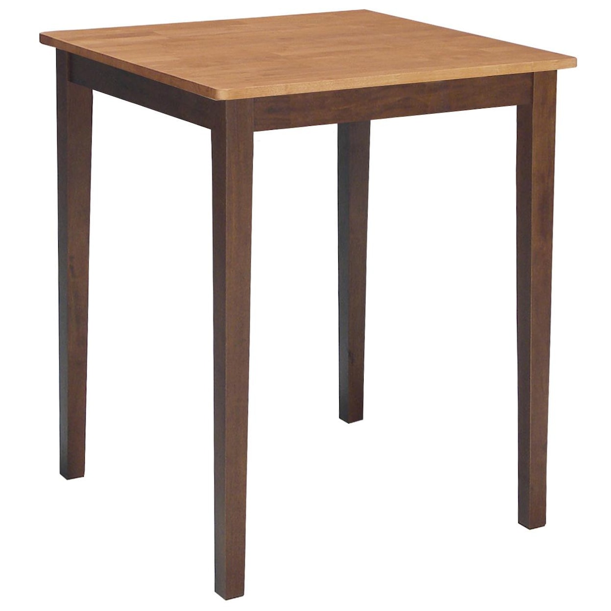 John Thomas Dining Essentials Contemporary Square Pub Table