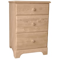 3-Drawer Night Stand